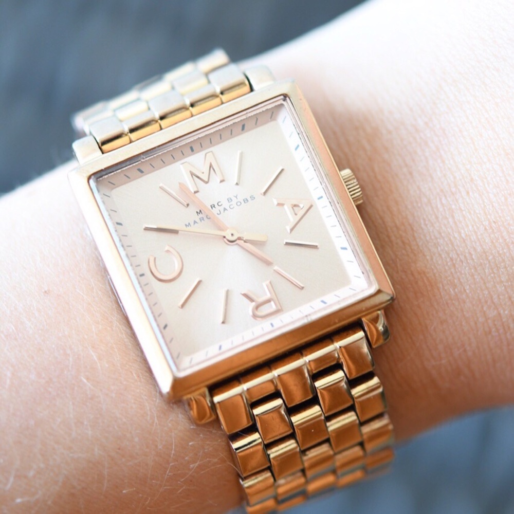 Marc by Marc Jacobs 💖 Rose Gold square watch
